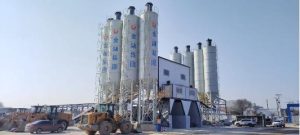 Yueshou HZS cement concrete mixing plant