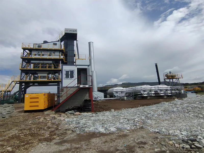 LB1500(120T/H) Asphalt Mixing Plant Installed In Lesotho