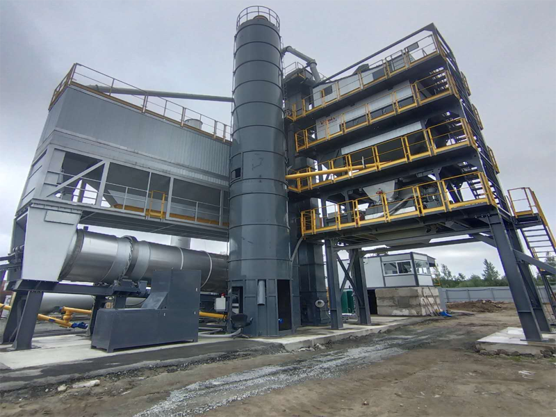 LB2000(160T/H) Asphalt Mixing Plant Installed In Russia