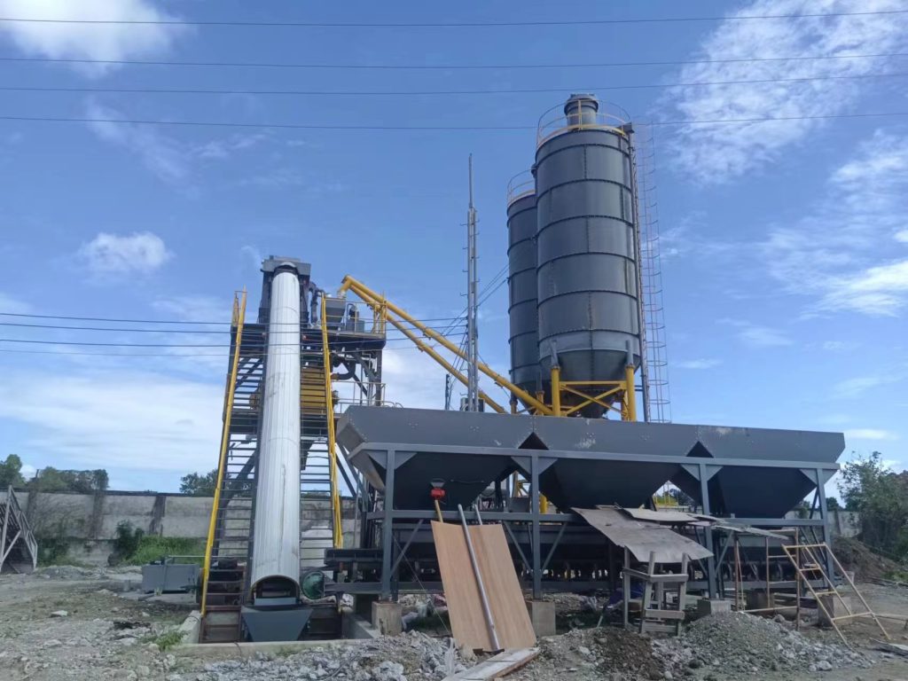 HZS60 concrete mixing plant