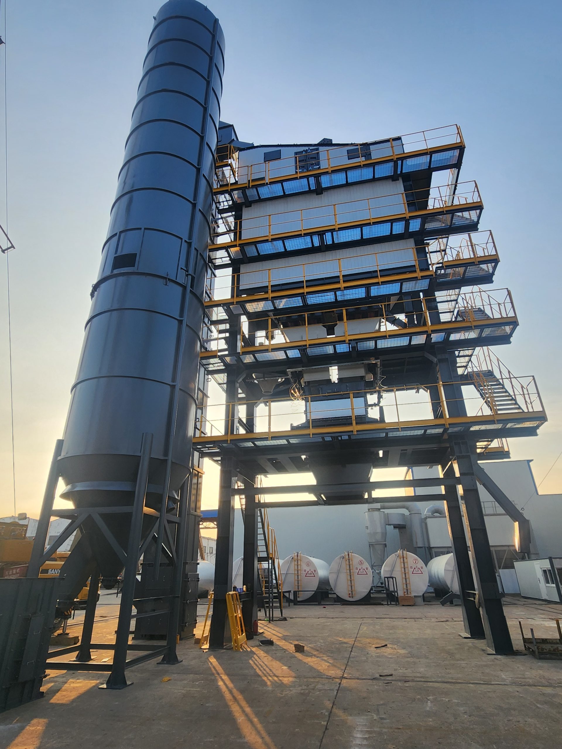 Asphalt Mixing Plant LB4000(320t/h) Test assembly before shipment